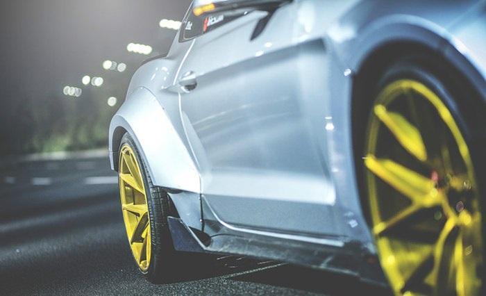 CMST Carbon Fiber Side Skirts for Ford Mustang S550.1 2015- 2017