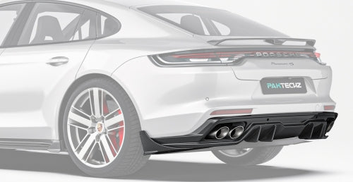 Paktechz Porsche Panamera 971 Carbon Fiber Body Kit - Rear Diffuser