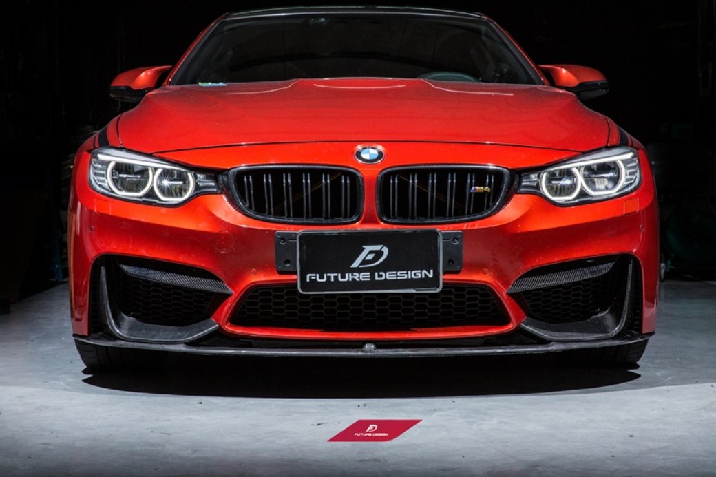 Future Design Carbon Upper Front Vent Cover Carbon Fiber for BMW F80 F82 F83 M3 M4