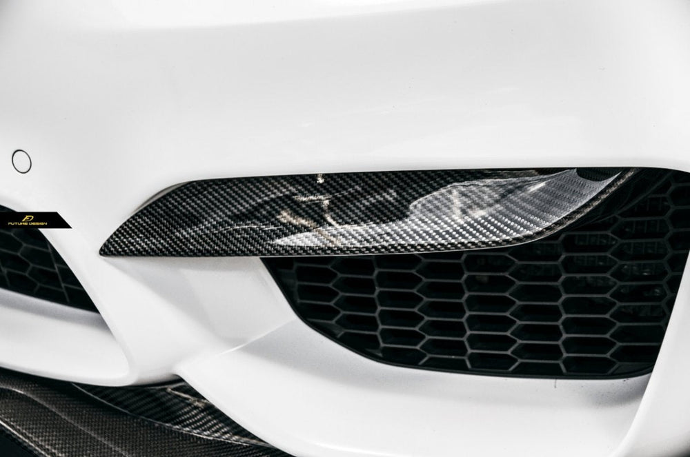 Future Design Carbon Upper Front Vent Cover Carbon Fiber for BMW F80 F82 F83 M3 M4