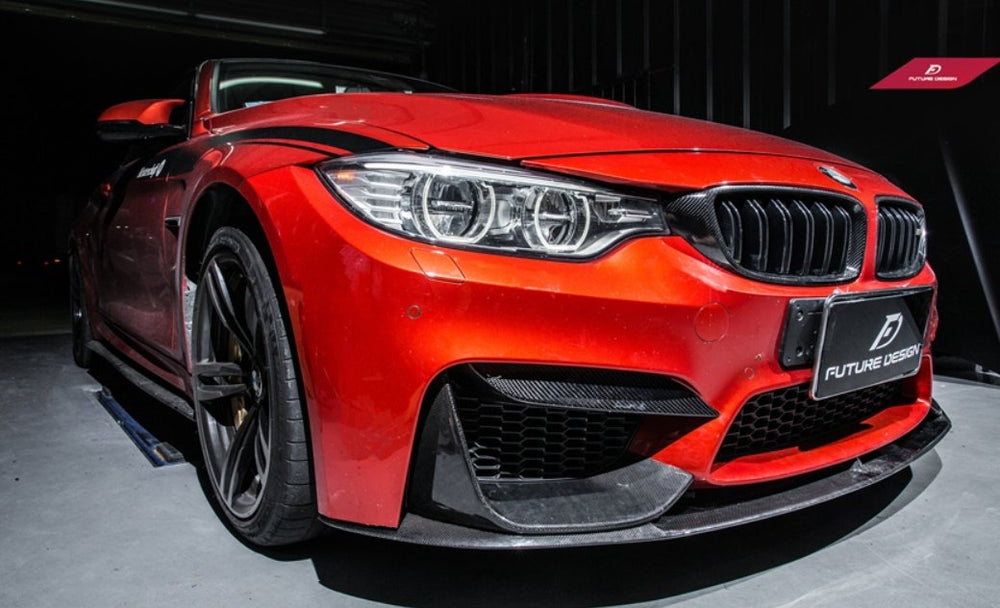 Future Design Carbon Upper Front Vent Cover Carbon Fiber for BMW F80 F82 F83 M3 M4