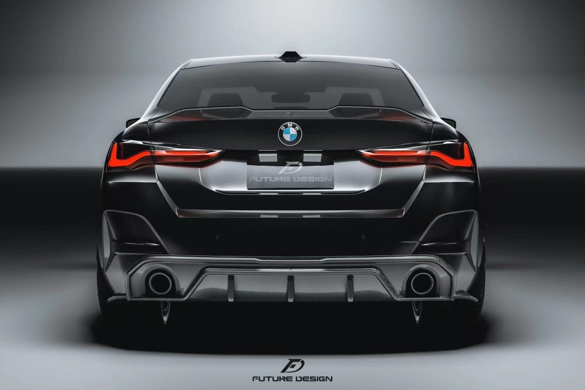 Future Design FD Carbon Fiber REAR CANARDS for BMW 4 Series G26 Gran coupe M440i 430i