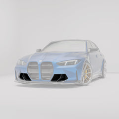 فتحات تهوية أمامية من ألياف الكربون لسيارة BMW M3 G80