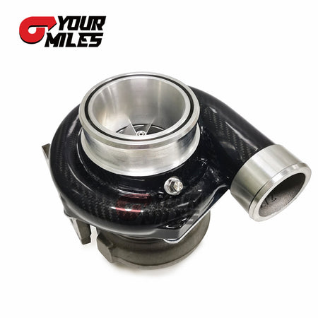 Yourmiles GEN2 GTX3584RS DBB Turbocharger Carbon Fiber T51R MOD Comp. Cover T3/T4 0.82 Vband/0.83/1.01 DV TH