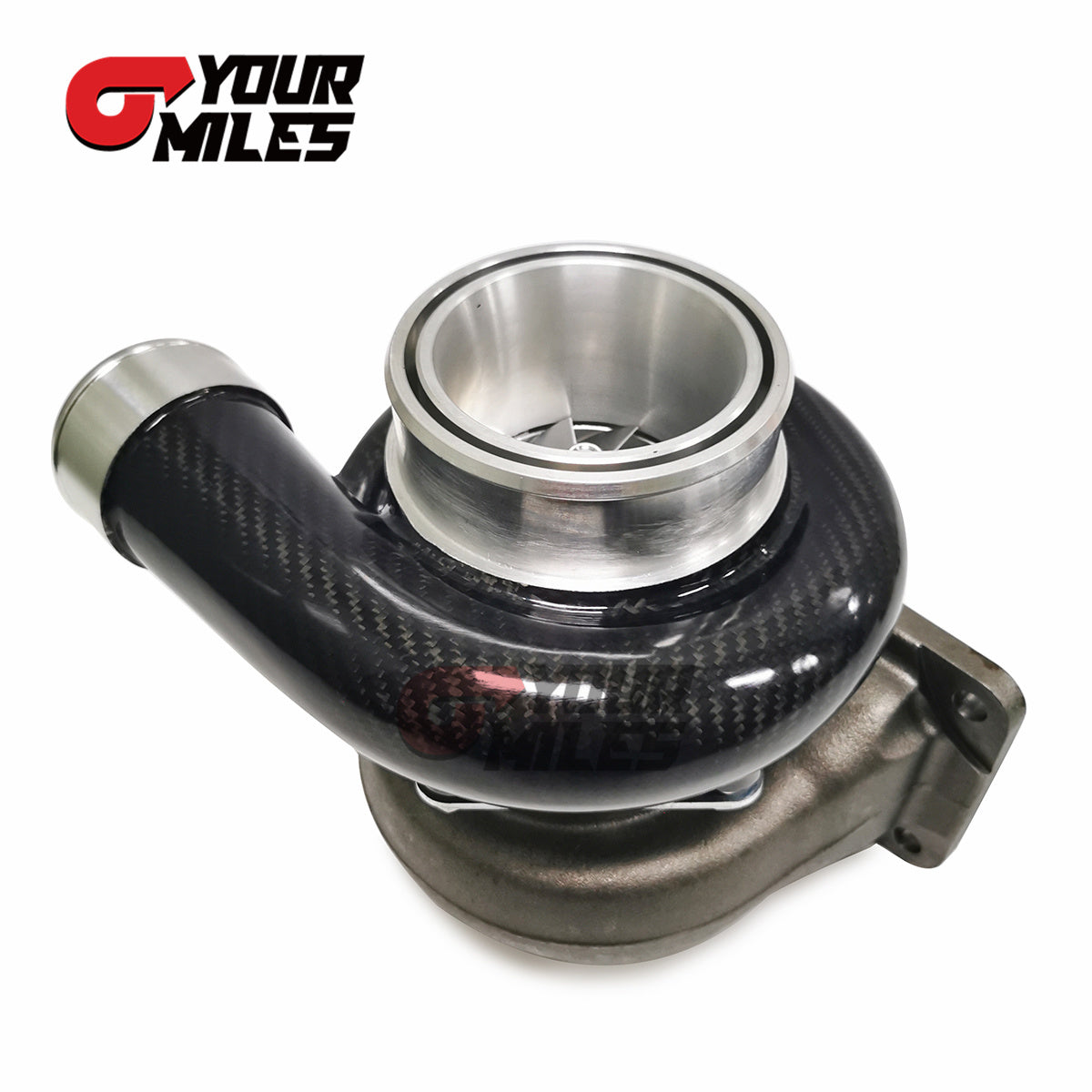 Yourmiles GEN2 GTX3584RS DBB Turbocharger Carbon Fiber T51R MOD Comp. Cover T3/T4 0.82 Vband/0.83/1.01 DV TH