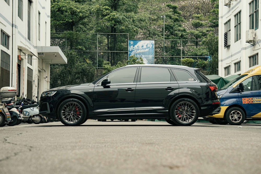 N-Zero UF-30 forged wheel on car
