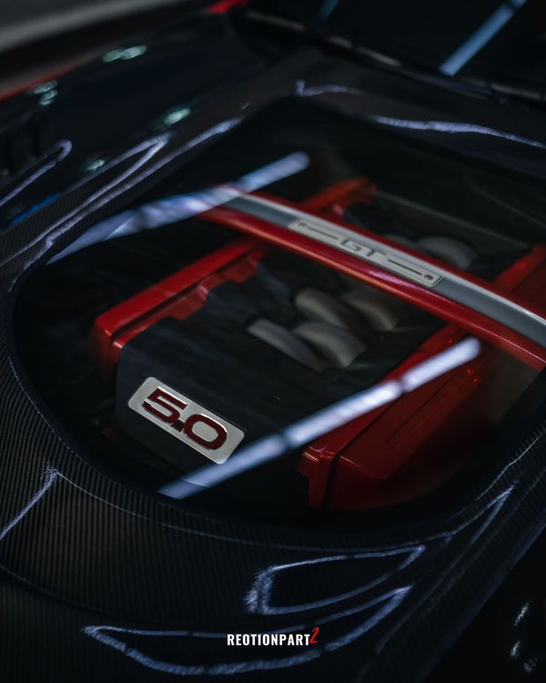 CMST Carbon Fiber Glass Transparent Hood for Ford Mustang S550.1 2015- 2017