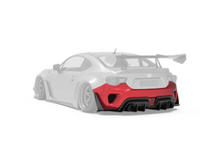Robot Carbon Fiber Rear Bumper & Diffuser For Toyota 86 Subaru BRZ Scion FR-S