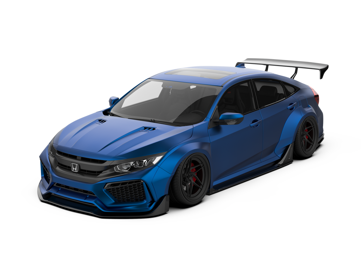 Robot Carbon Fiber Widebody Kit For Honda Civic 10th Gen