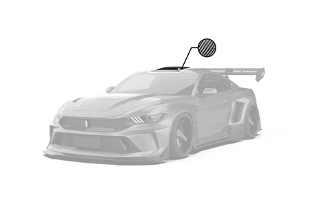 Robot "DAWN & DUSK " Roof Scoop For Ford Mustang S550 S550.1 S550.2 GT EcoBoost V6 GT350 GT500