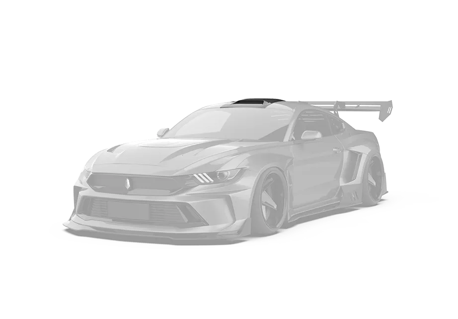 Robot "DAWN & DUSK " Roof Scoop For Ford Mustang S550 S550.1 S550.2 GT EcoBoost V6 GT350 GT500