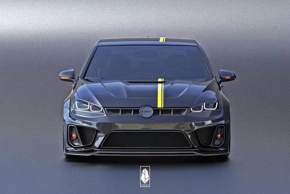 Robot Front Bumper & Lip For Volkswagen Golf & GTI & Golf R MK7 MK7.5