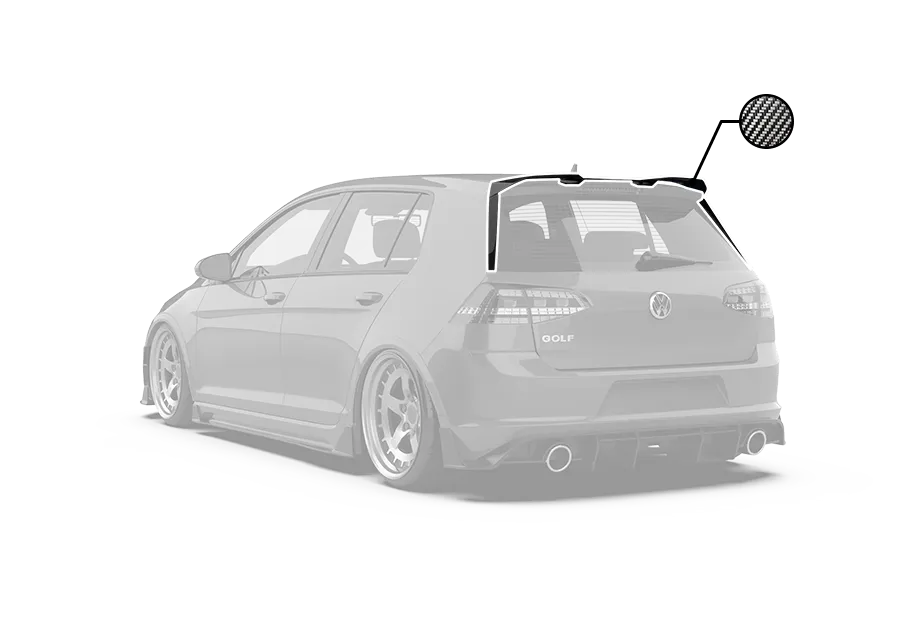 Robot Rear Roof Spoiler For Volkswagen Golf MK7.5