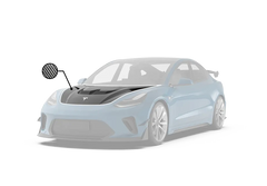 Robot "HACKER"  V2 Hood Bonnet For Tesla Model 3