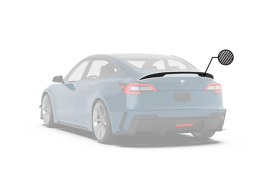 Robot "HACKER"  V1 Ducktail Spoiler For Tesla Model 3