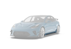 Robot "HACKER"  Narrow Body Side Skirts For Tesla Model 3
