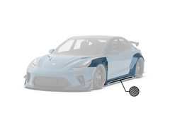 Robot "HACKER"  Widebody Wheel Arches & Side Skirts For Tesla Model 3