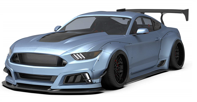 Robot "STORM" Widebody Kit  For Mustang S550.1 S550.2 2015-2022