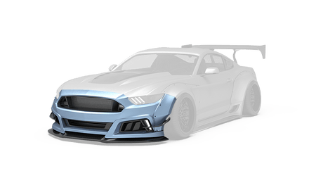 Robot  "STORM" Widebody Front Bumper & Lip For Ford Mustang S550.1 S550.2 GT EcoBoost V6