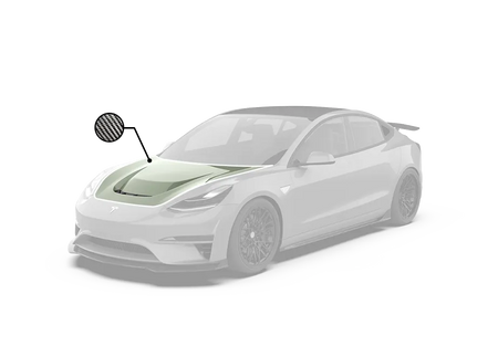 Robot "Crypton"  Hood Bonnet For Tesla Model 3