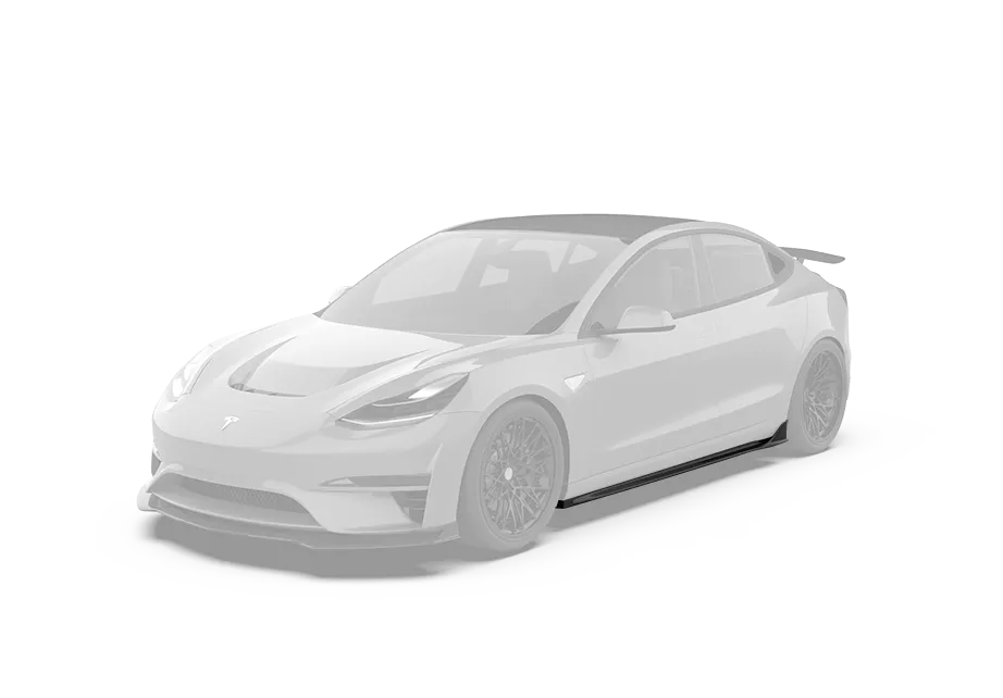 Robot "Crypton" Side Skirts For Tesla Model 3