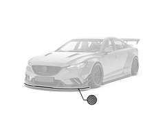 Robot Mazda 6 Front Bumper & Front Lip Splitter  2014-2017 FRP Carbon Fiber