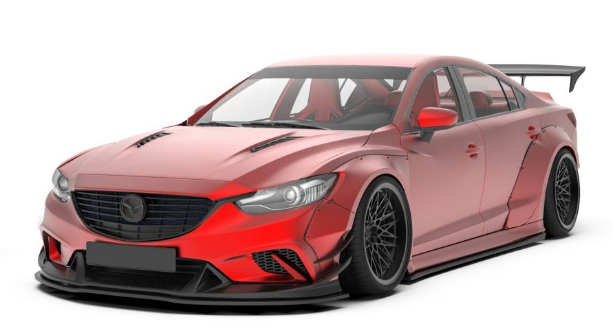 Robot Carbon Fiber Widebody Kit For Mazda 6 2014-2017