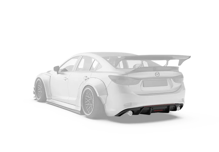 Robot Mazda 6 Rear Diffuser 2014-2017 FRP or Carbon Fiber