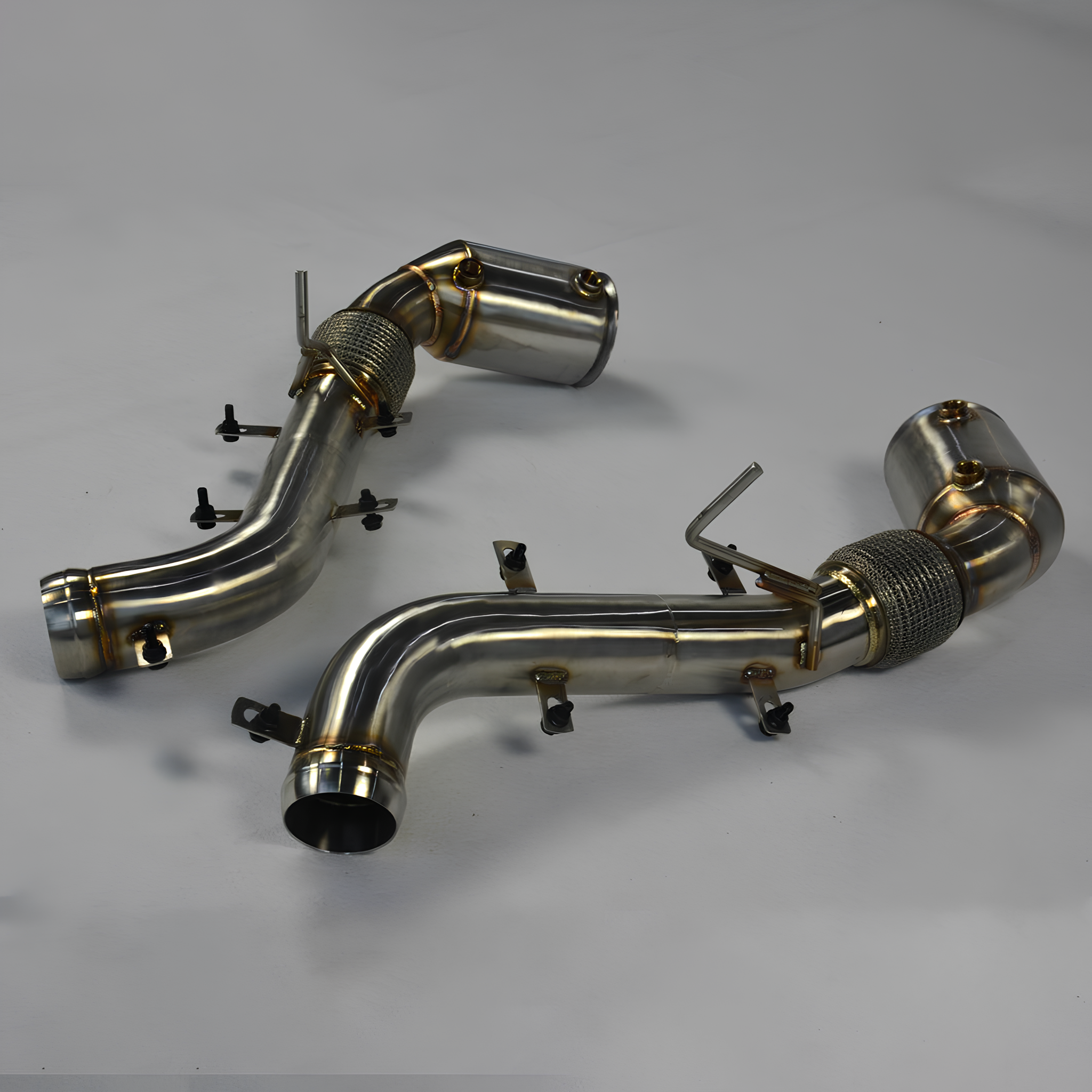Rstype 200 cell catted high quality For MCLAREN 570S 2015-2018 3.8T exhaust downpipes