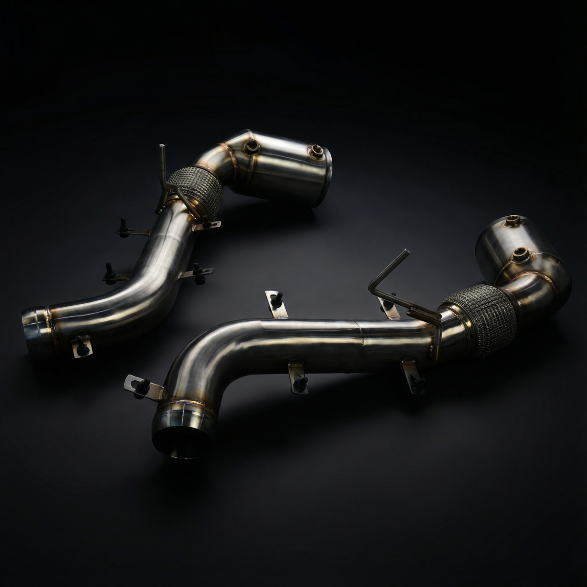 McLaren 570S (2015-2018) 3.8T High-Flow Catted Downpipes (200 Cell) | AME Motorsport