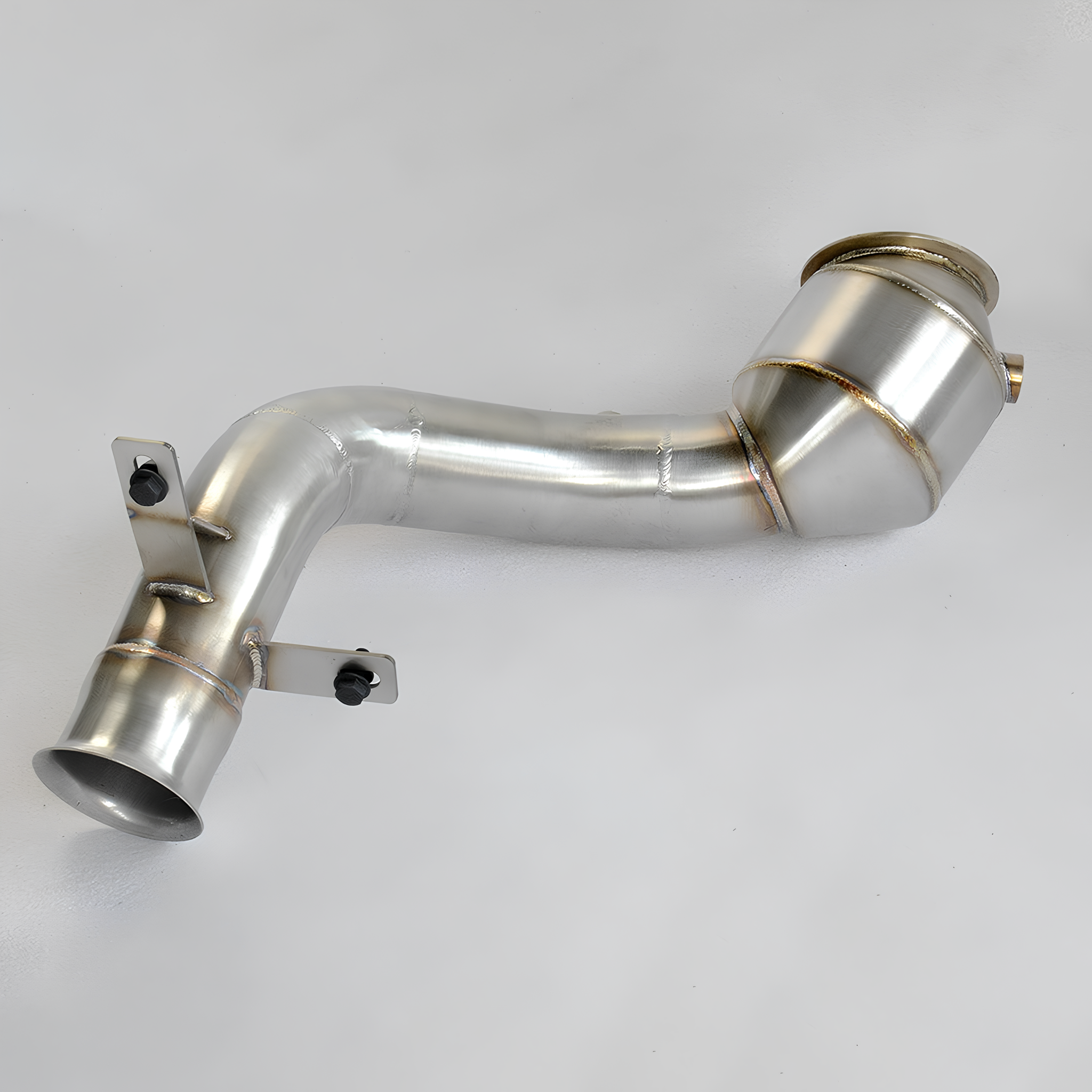 AME 304 stainless steel performance catalyst downpipe for Mercedes Benz C200 2018 1.5T race exhaust downpipe