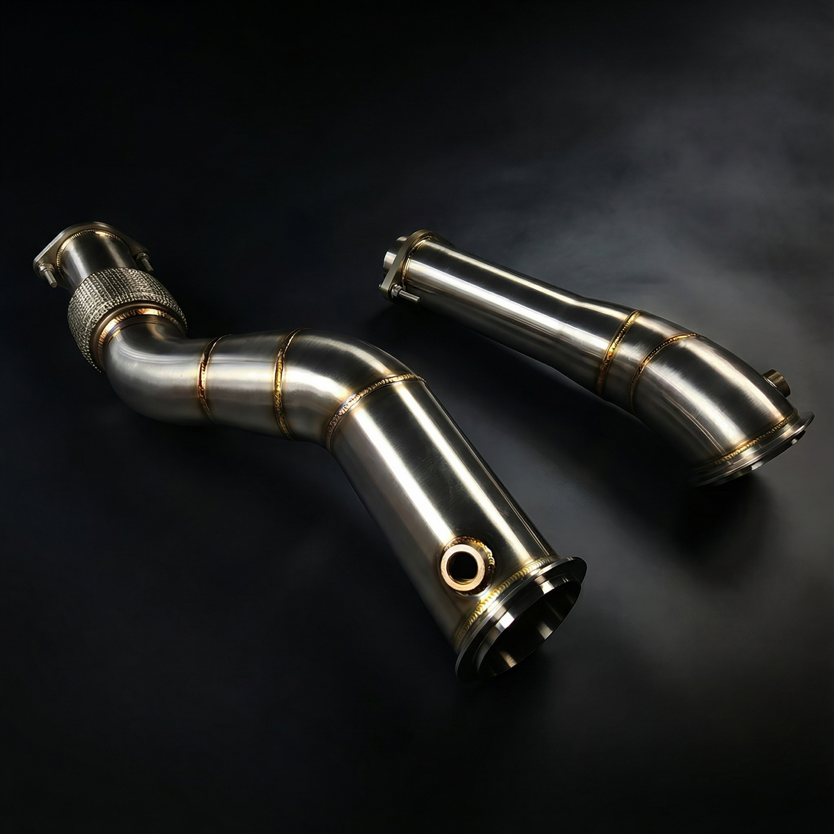BMW M3 (G80) / M4 (G82/G83) 2021+ S58 3.0T Catless Performance Downpipes | AME Motorsport
