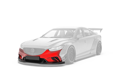 Robot Mazda 6 Front Bumper & Front Lip Splitter  2014-2017 FRP Carbon Fiber