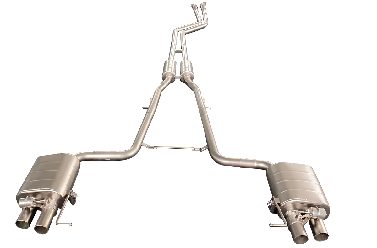 BMW 5 Series F10/F18 (Six-Cylinder) 2011-2013 3.0L Catback Quad Exit Exhaust