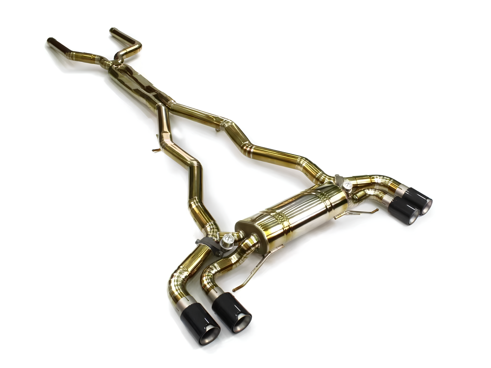 BMW M5 F90 (2018-2021) 4.4T Front Pipe + Catback Quad Exit Exhaust
