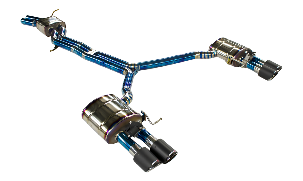 Audi S4/S5 B9 (2018-2020) 3.0T Front Pipe + Catback Quad Exit Exhaust
