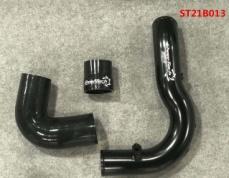 SnowTech G3 Turbo Pipe Full Set (70mm Throttle Pipe) for MQB EA888 Gen 3 1.8T/2.0T - Red/Black, Snowtech Intercooler Required