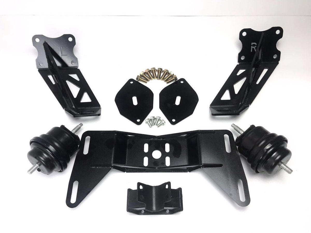 BMW BMW-E90 E92 E93 320 325 330 335 M3 Transplant Toyota 1JZ 2JZ Engine Bracket Wave Box Bracket Machine Foot Buffer Glue