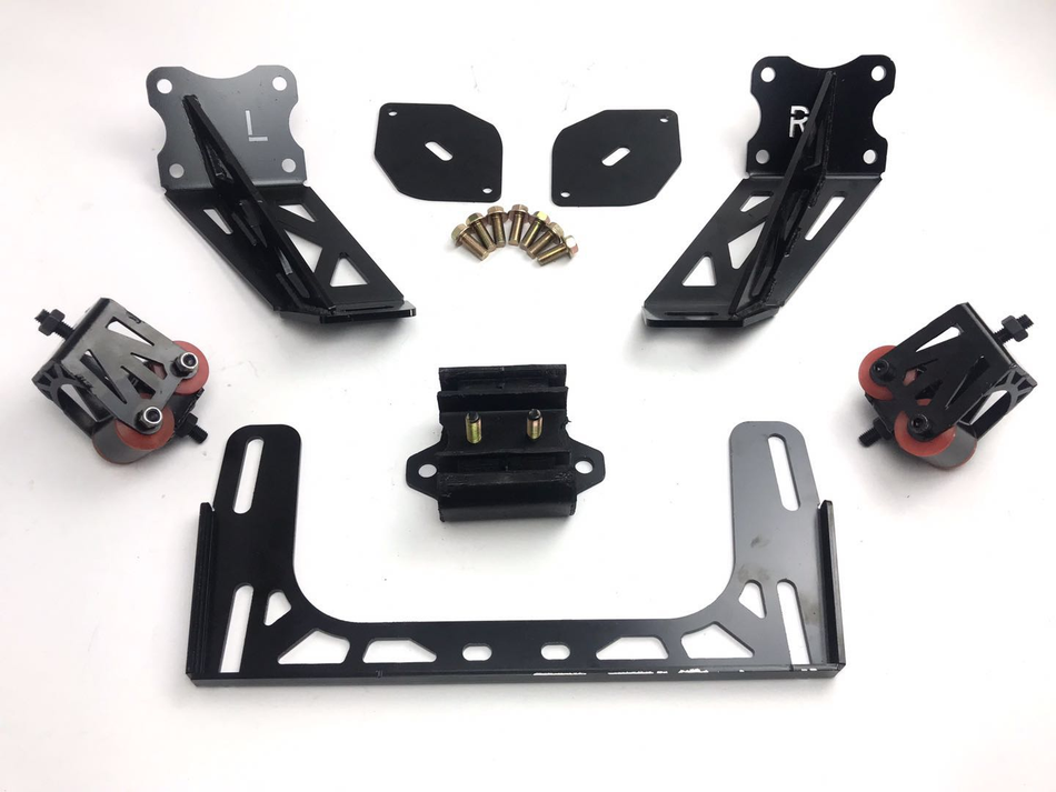 BMW BMW-E90 E92 E93 320 325 330 335 M3 Transplant Toyota 1JZ 2JZ Engine Bracket Wave Box Bracket Machine Foot Buffer Glue