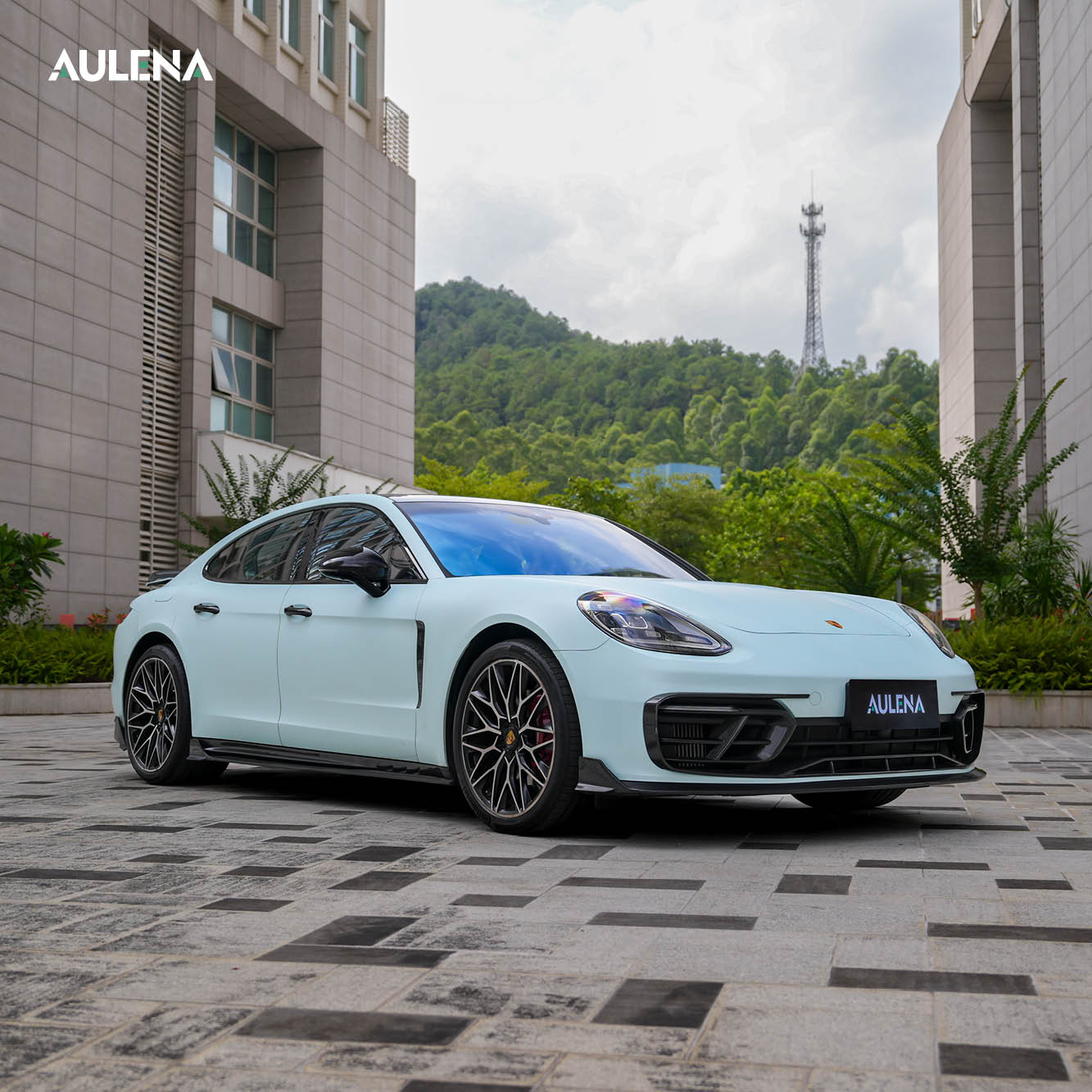 Porsche Palamela Aulena Design dry carbon performance body kit