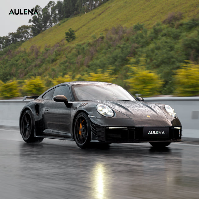 Porsche 992 Turbos Aulena Design dry carbon performance body kit