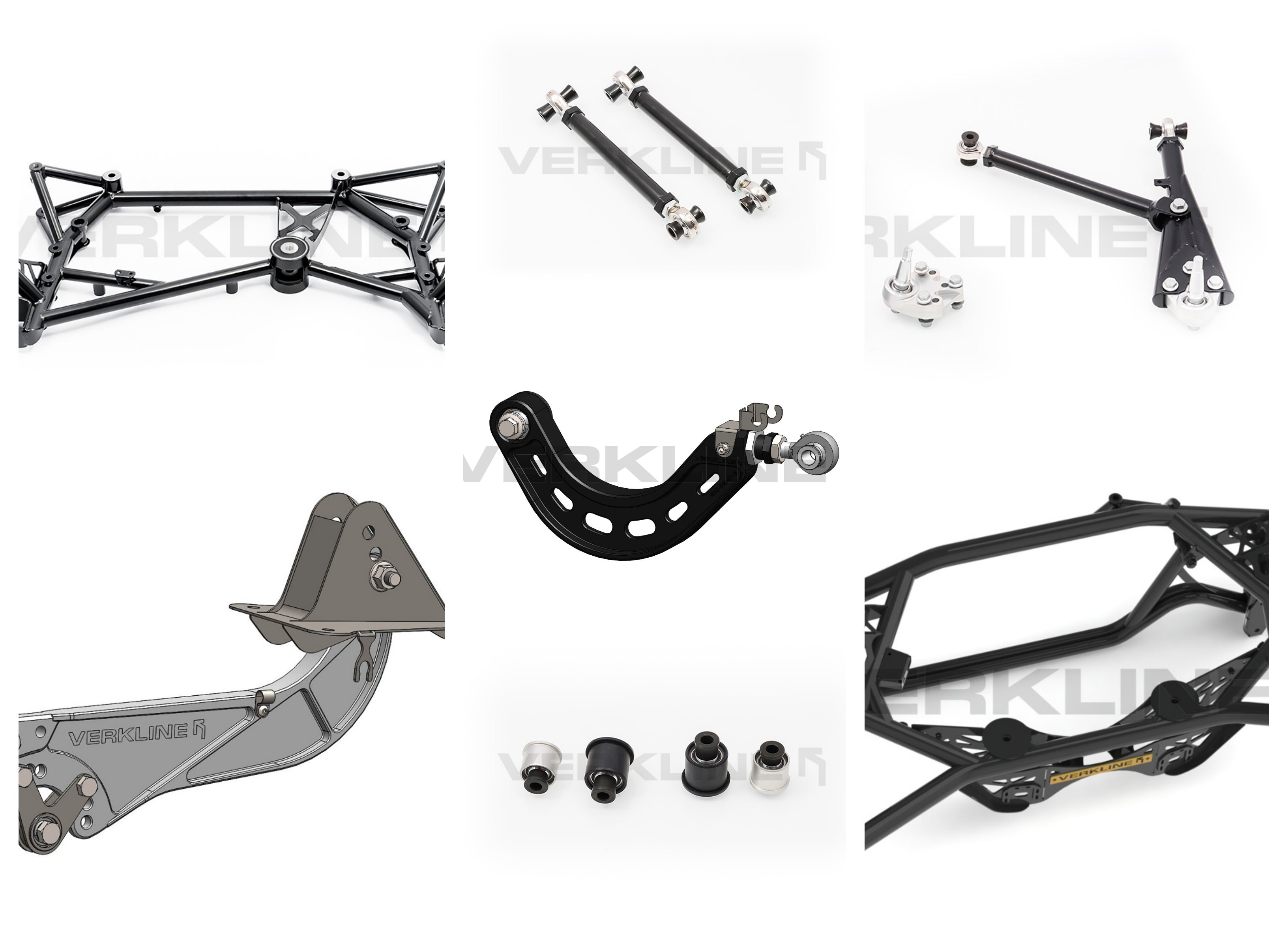 Full subframe + wishbones FQ35 AWD set